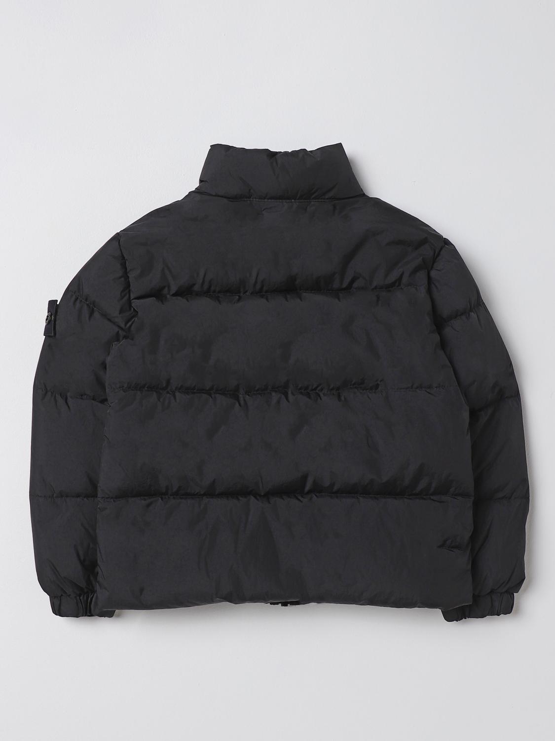 STONE ISLAND JUNIOR JACKE: Jacke kinder Stone Island Junior, Schwarz - Img 2