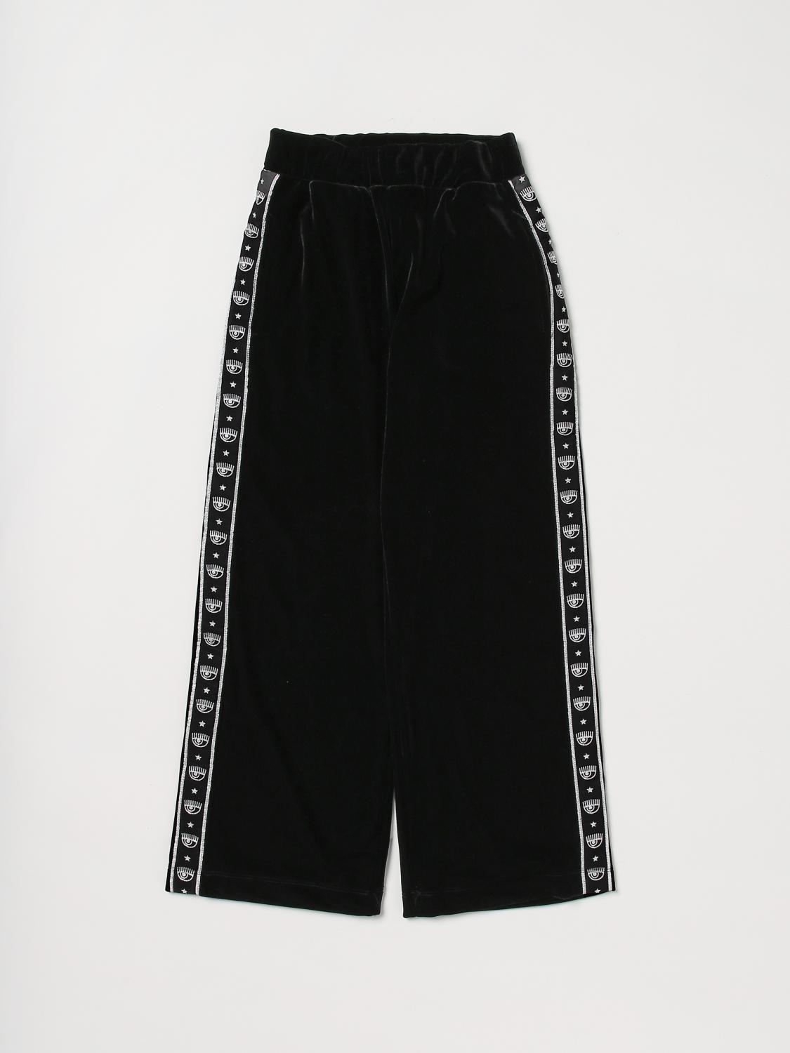 CHIARA FERRAGNI PANTS: Pants kids Chiara Ferragni, Black - Img 1