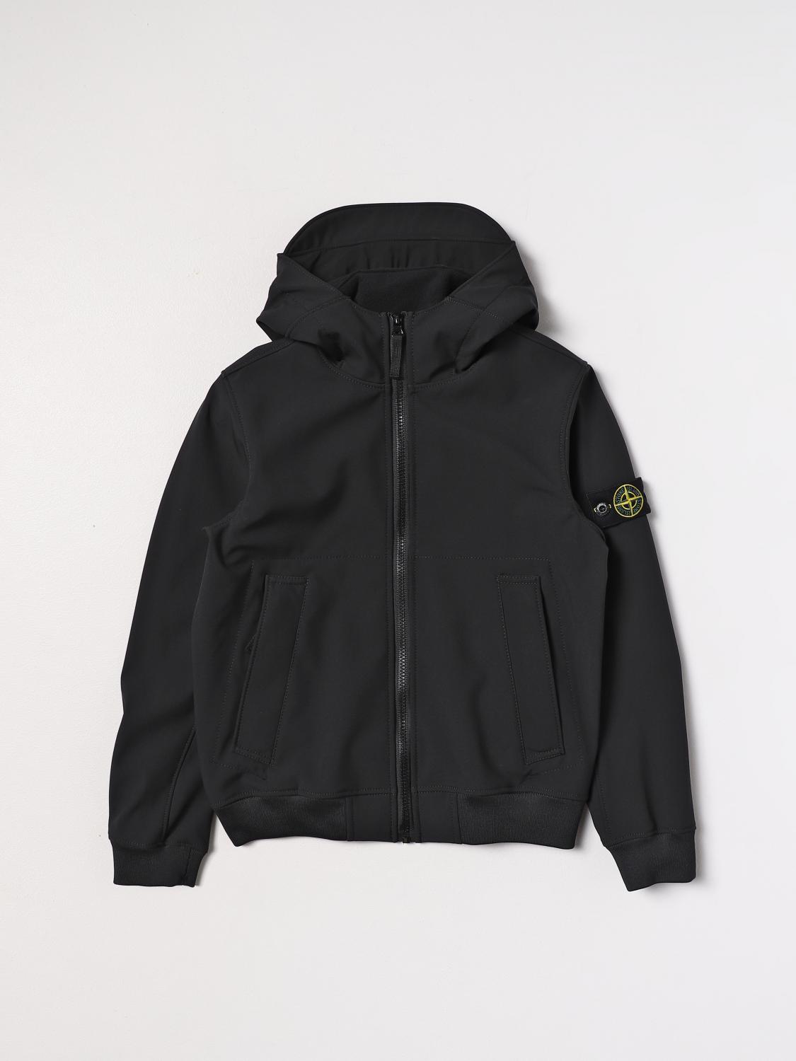 STONE ISLAND JUNIOR JACKET: Jacket kids Stone Island Junior, Black - Img 1