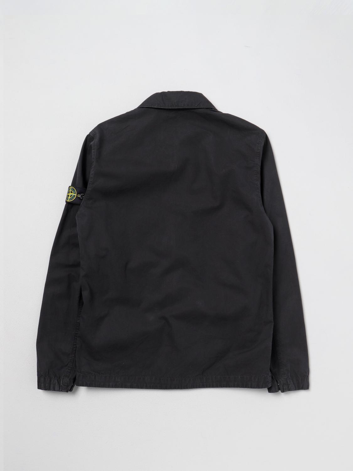 STONE ISLAND JUNIOR HEMD: Hemd kinder Stone Island Junior, Schwarz - Img 2