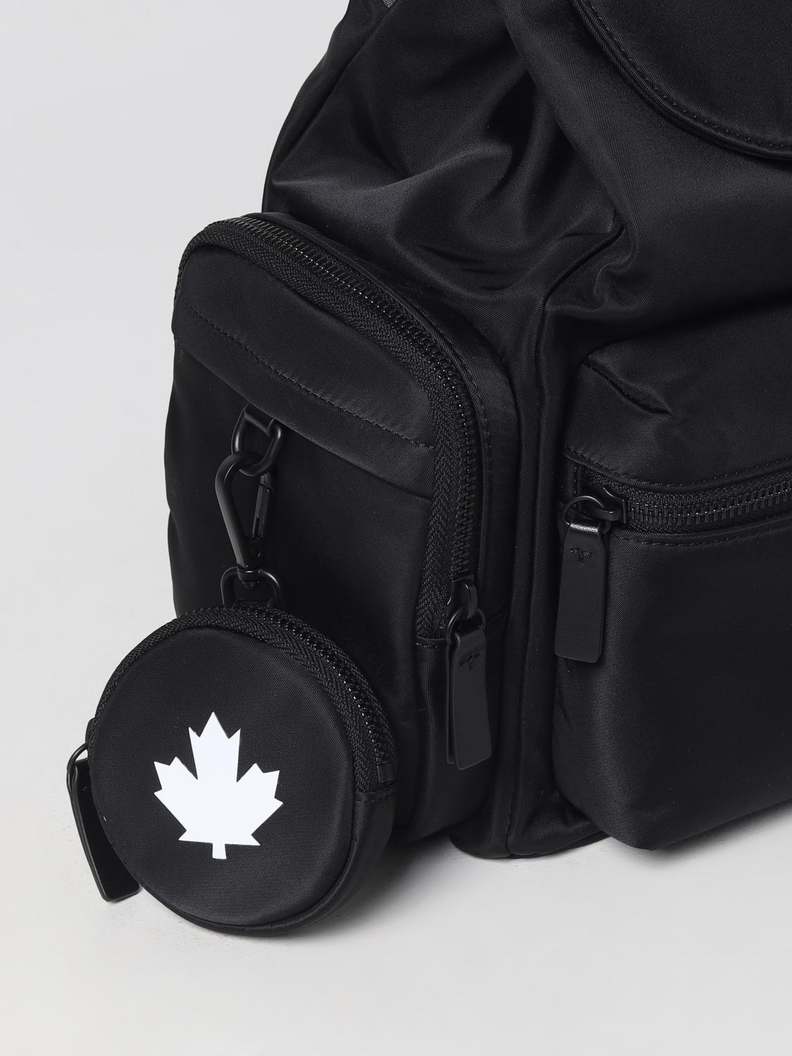 DSQUARED2: backpack in nylon - Black | Dsquared2 backpack