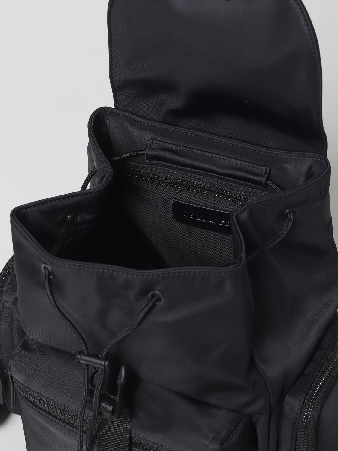 DSQUARED2: backpack in nylon - Black | Dsquared2 backpack