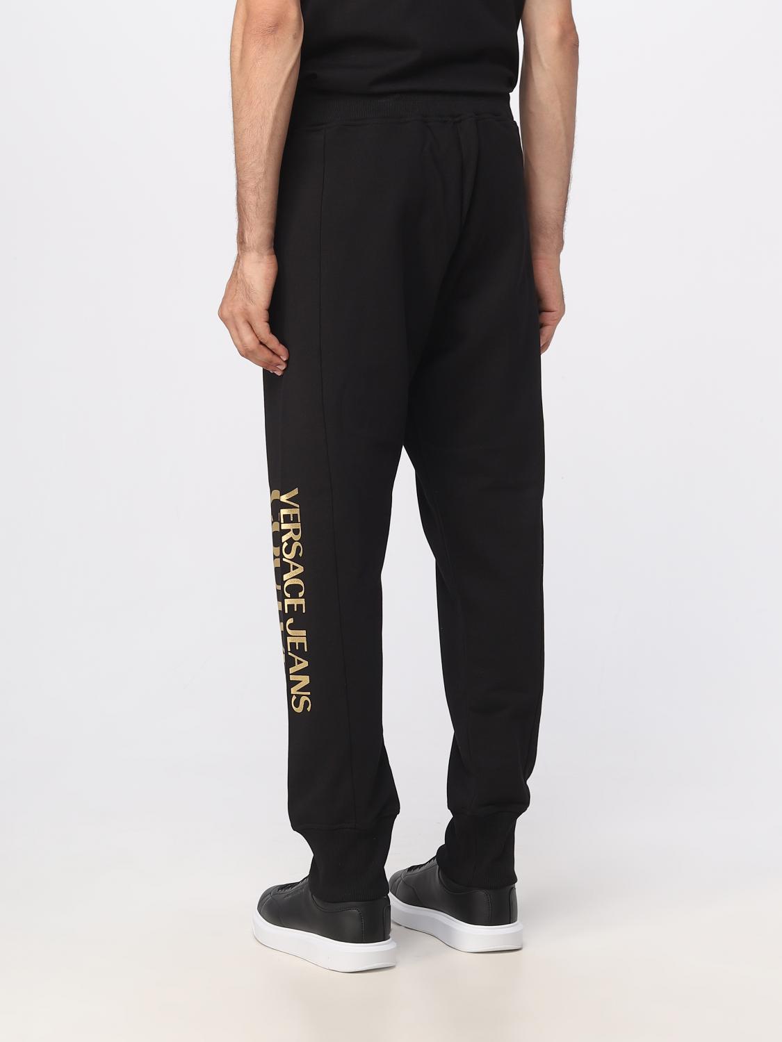 VERSACE JEANS COUTURE PANTS: Versace Jeans Couture men's pants, Black - Img 2