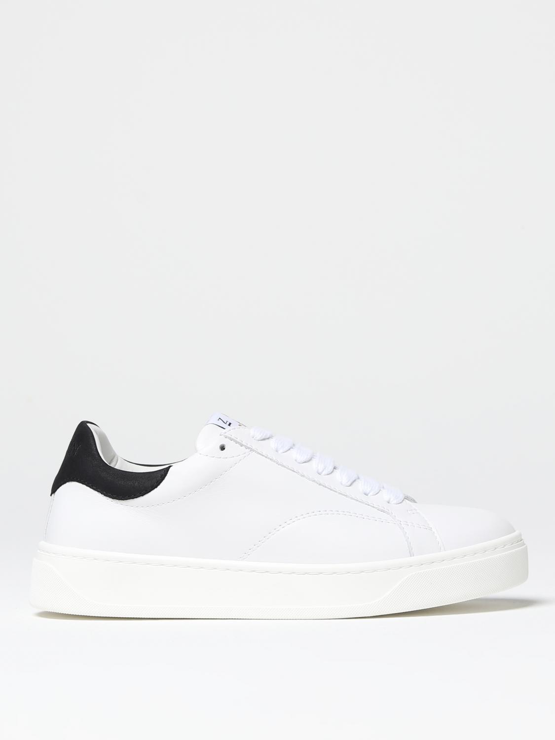 スニーカー LANVIN Women Sneakers FWSKDK0AGOSUA23 50895 0010 WHITE BLACK LANVIN: Sneakers woman - White | Lanvin sneakers