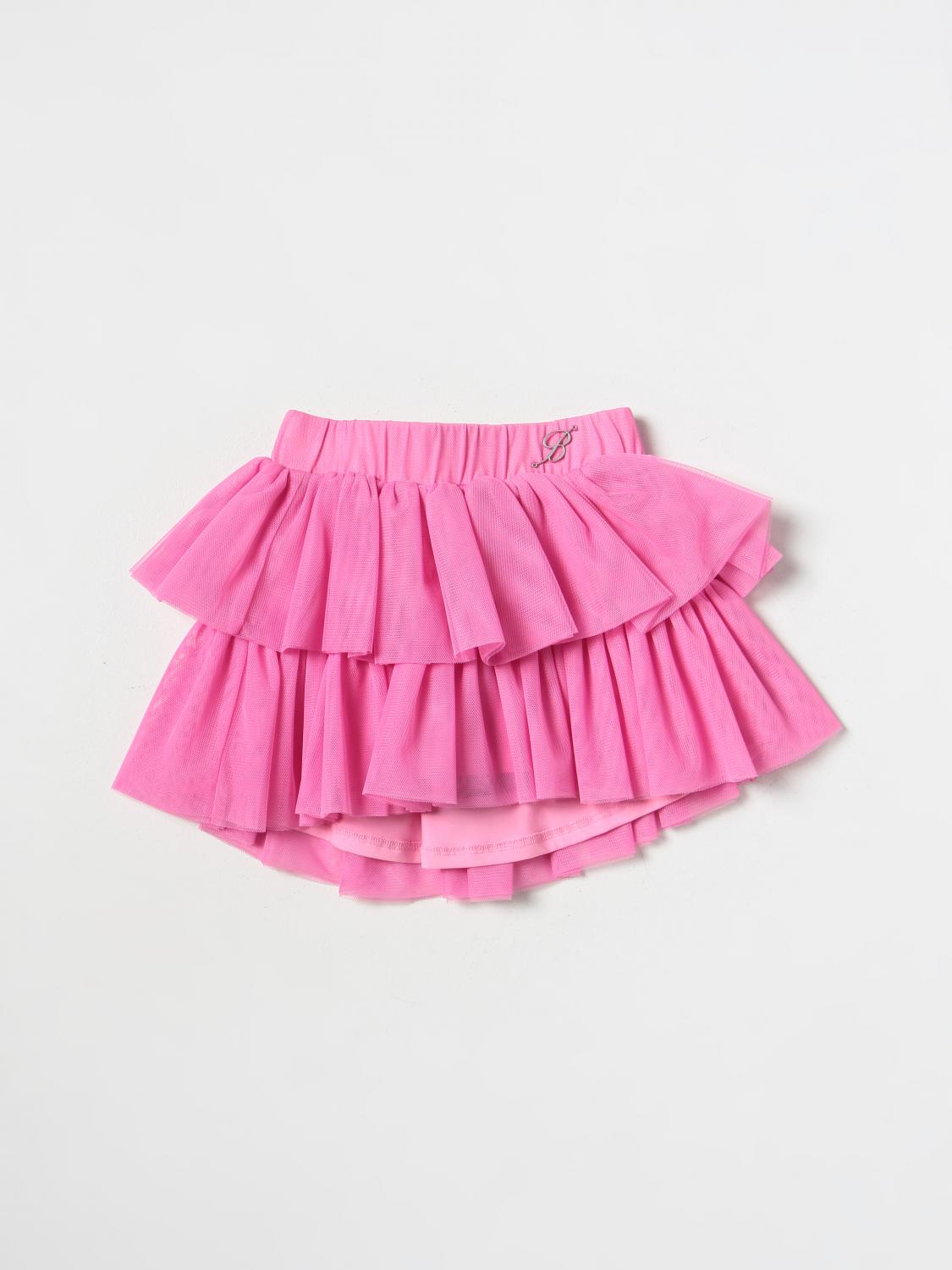 MISS BLUMARINE FALDA: Falda niños Miss Blumarine, Rosa - Img 1