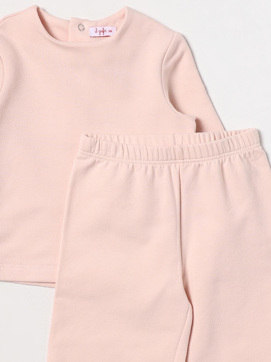 IL GUFO ENSEMBLE: Ensemble enfant Il Gufo, Jaune Crème - Img 3