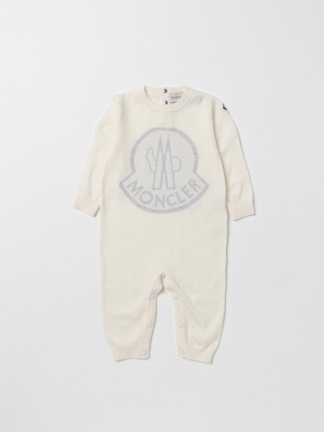 MONCLER TRACKSUITS: Tracksuit kids Moncler, Cream - Img 1