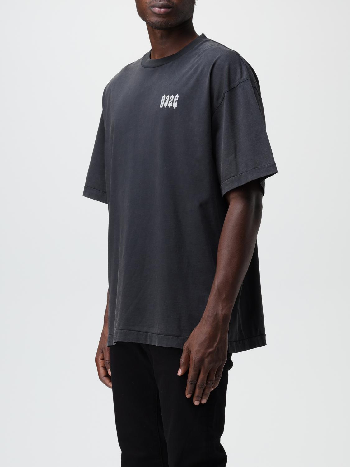 032C T-SHIRT: T-shirt men 032c, Black - Img 4