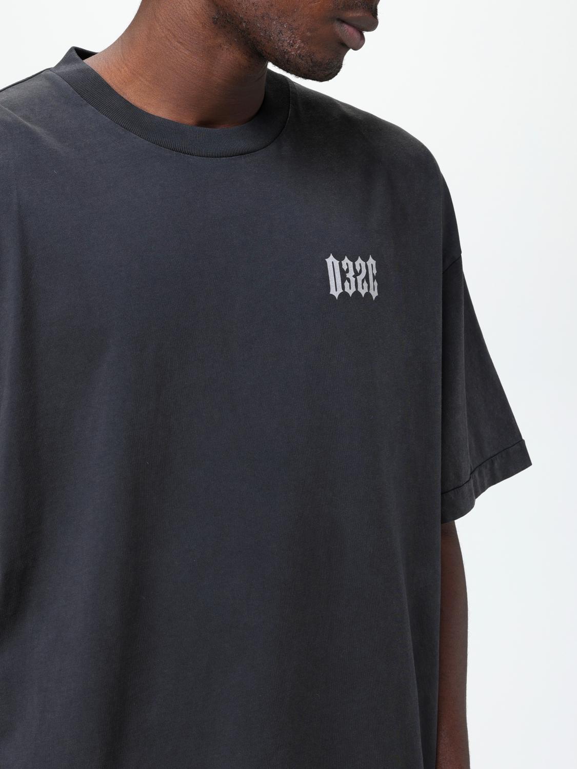 032C T-SHIRT: T-shirt men 032c, Black - Img 5