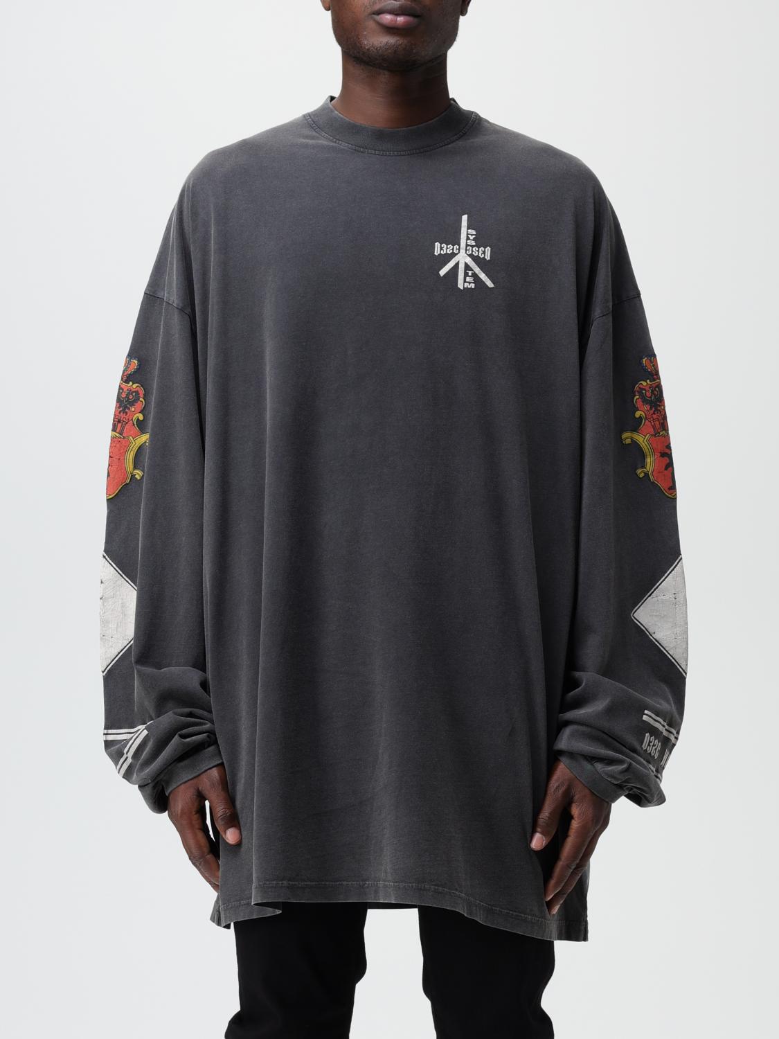 032C T-SHIRT: T-shirt men 032c, Black - Img 1