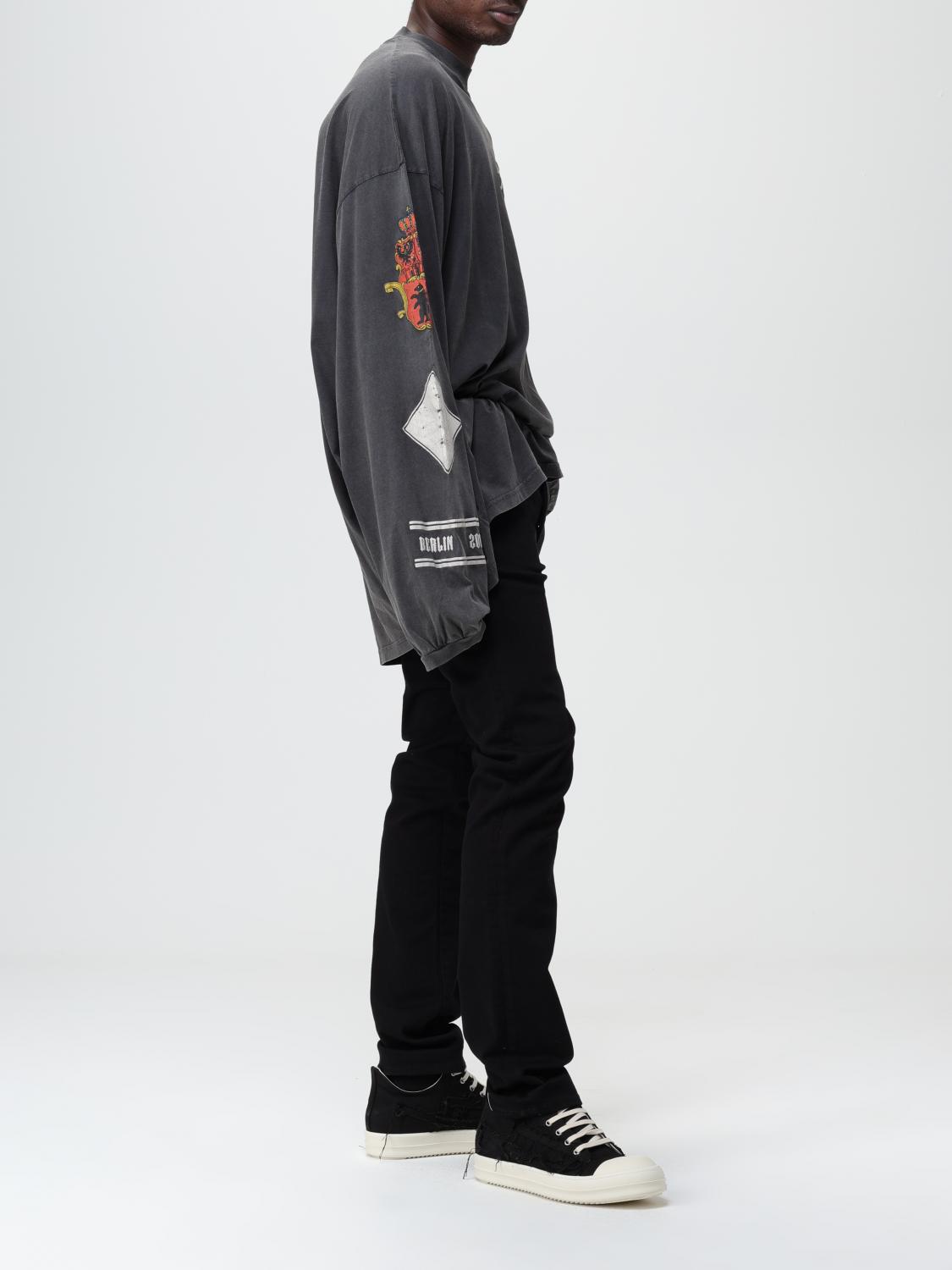 032C T-SHIRT: T-shirt men 032c, Black - Img 2