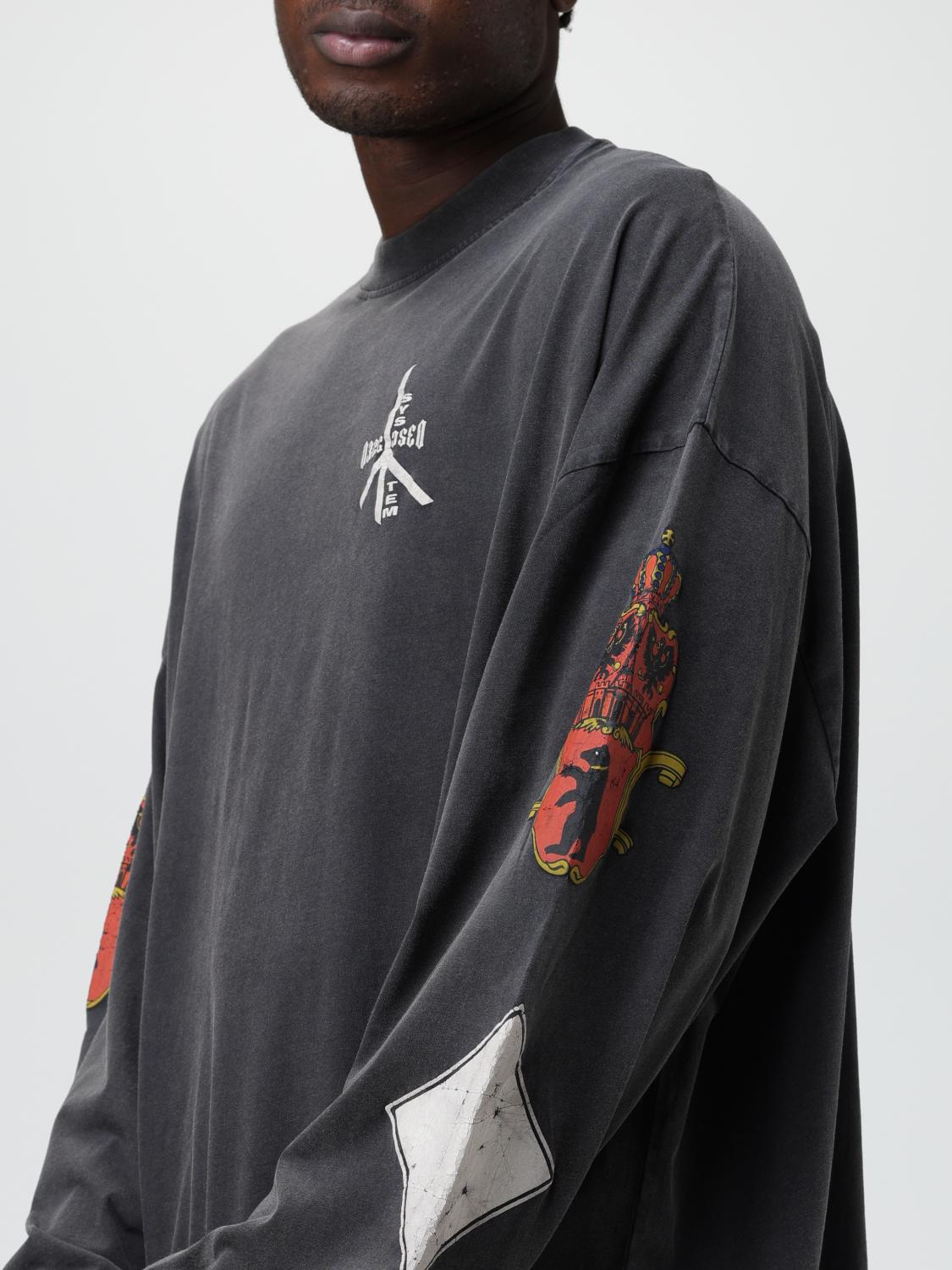 032C T-SHIRT: T-shirt men 032c, Black - Img 5