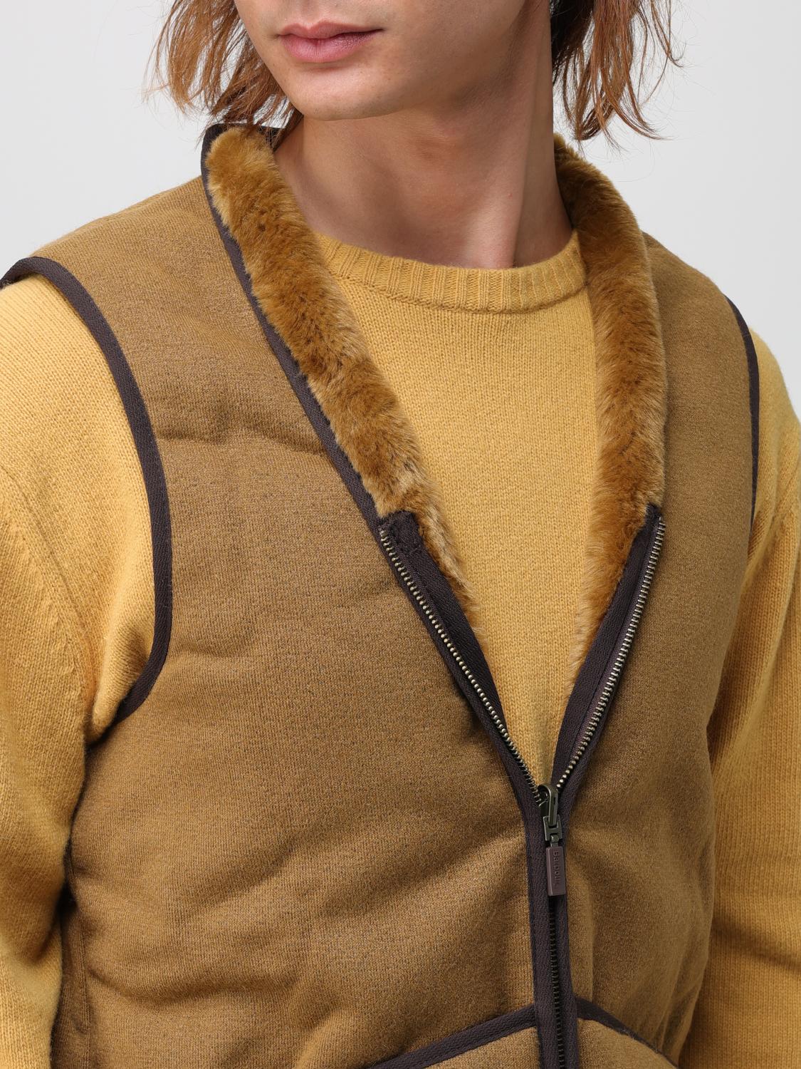 BARBOUR GILET: Gilet Barbour in pile , Marrone - Img 4