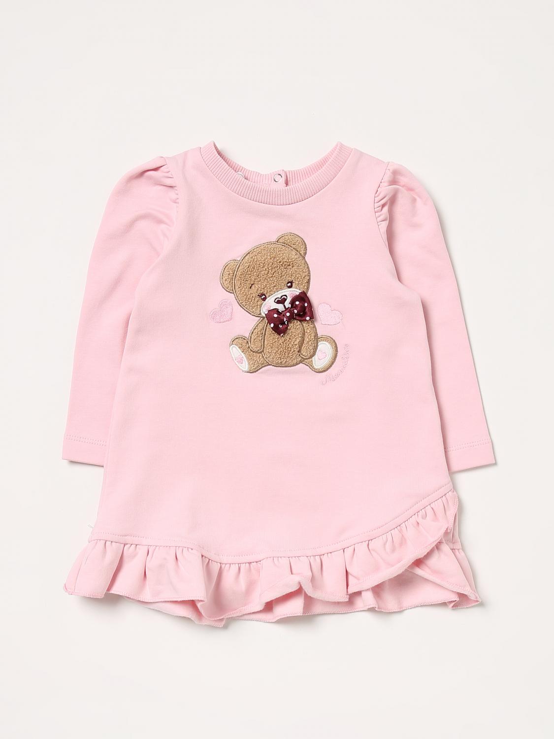 MONNALISA BARBOTEUSE: Robe enfant Monnalisa, Rose - Img 1