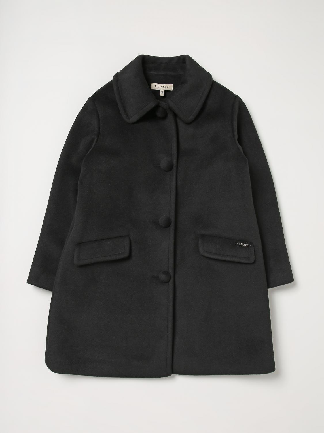 Twin Set Cappotto Grigio Bambina Cappotto Runaway Da Bambina In - Main Image