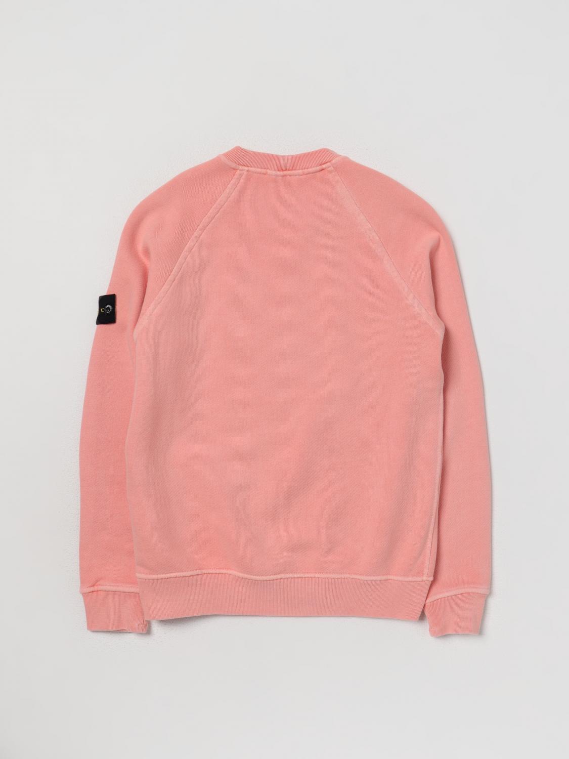 STONE ISLAND JUNIOR PULLOVER: Pullover kinder Stone Island Junior, Lachs - Img 2