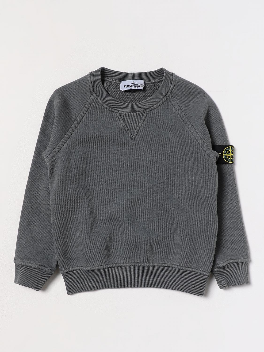STONE ISLAND JUNIOR 스웨터: 스웨터 남아 Stone Island Junior, 그레이 - Img 1