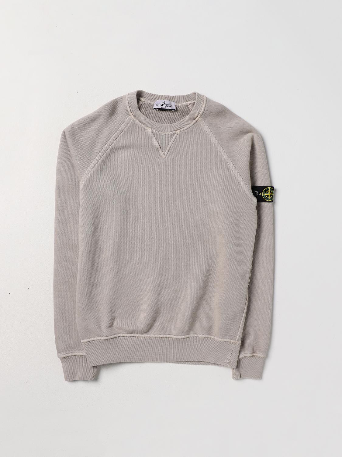 STONE ISLAND JUNIOR PULL: Pull enfant Stone Island Junior, Anthracite - Img 1