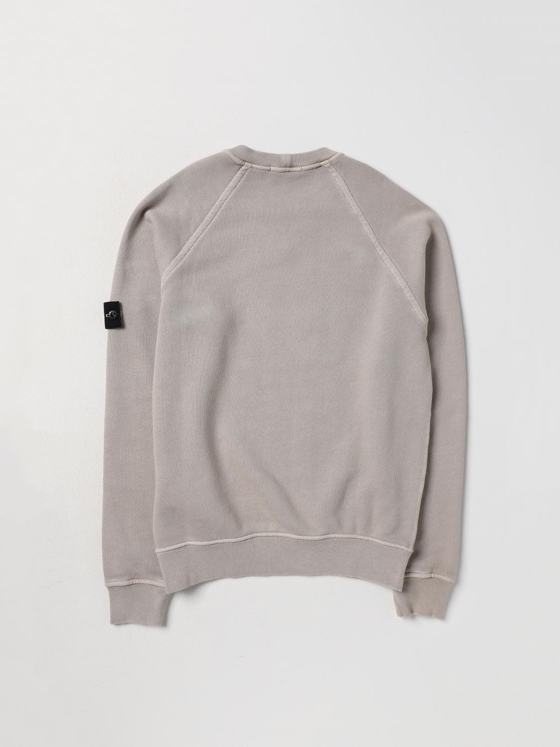STONE ISLAND JUNIOR PULL: Pull enfant Stone Island Junior, Anthracite - Img 2