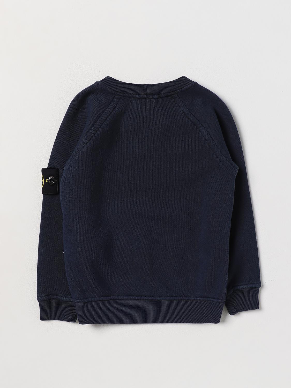 STONE ISLAND JUNIOR PULLOVER: Pullover kinder Stone Island Junior, Navy - Img 2
