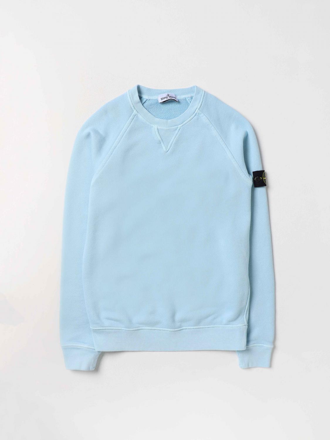 STONE ISLAND JUNIOR PULLOVER: Pullover kinder Stone Island Junior, Blau 1 - Img 1