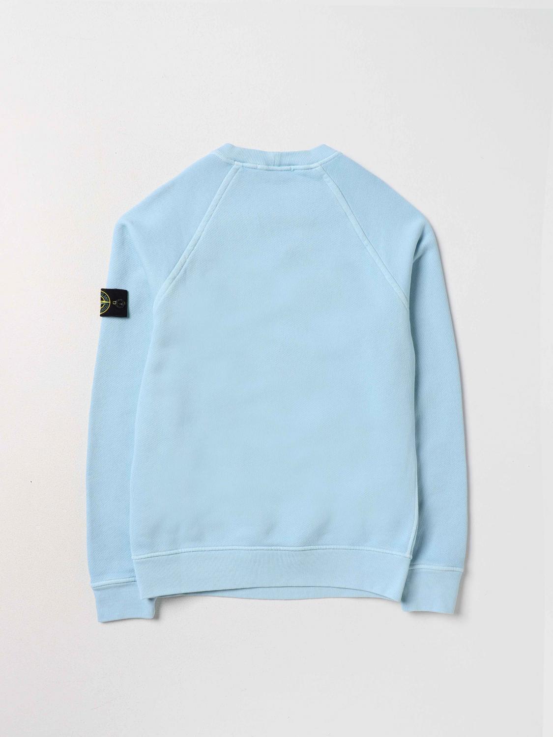 STONE ISLAND JUNIOR PULLOVER: Pullover kinder Stone Island Junior, Blau 1 - Img 2