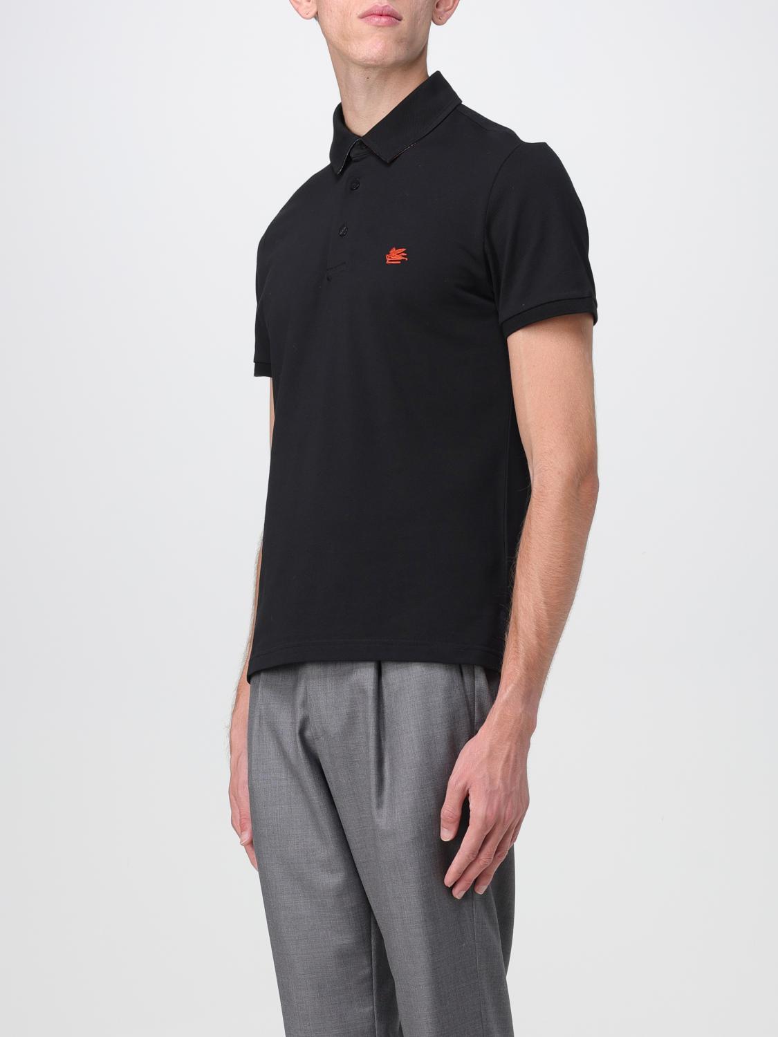 ETRO POLO: Polo Etro in jersey di cotone, Nero - Img 4