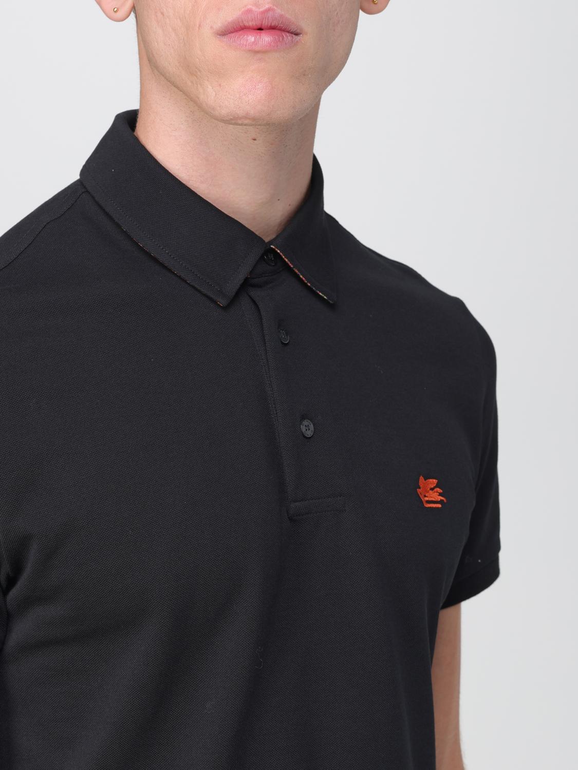 ETRO POLO: Polo Etro in jersey di cotone, Nero - Img 5