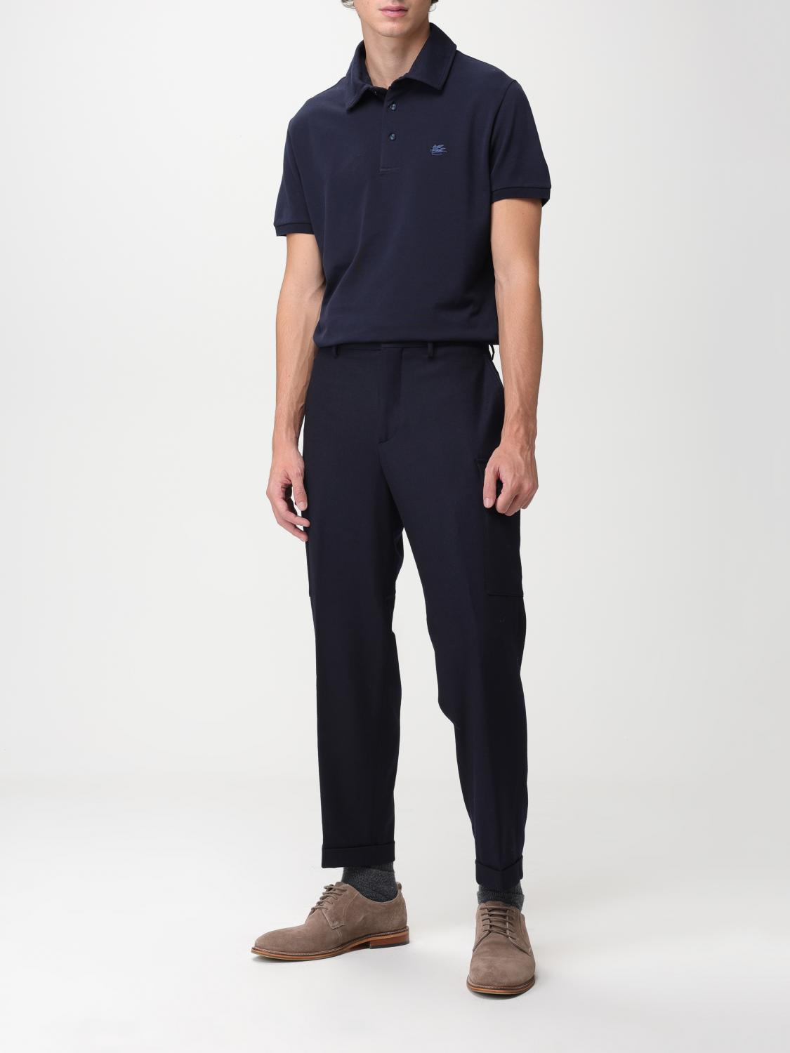 ETRO POLO: Polo hombre Etro, Azul Oscuro - Img 2