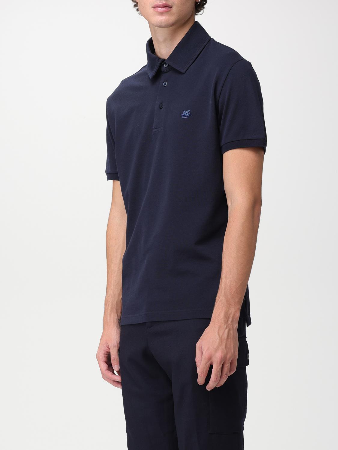 ETRO POLO: Polo hombre Etro, Azul Oscuro - Img 4
