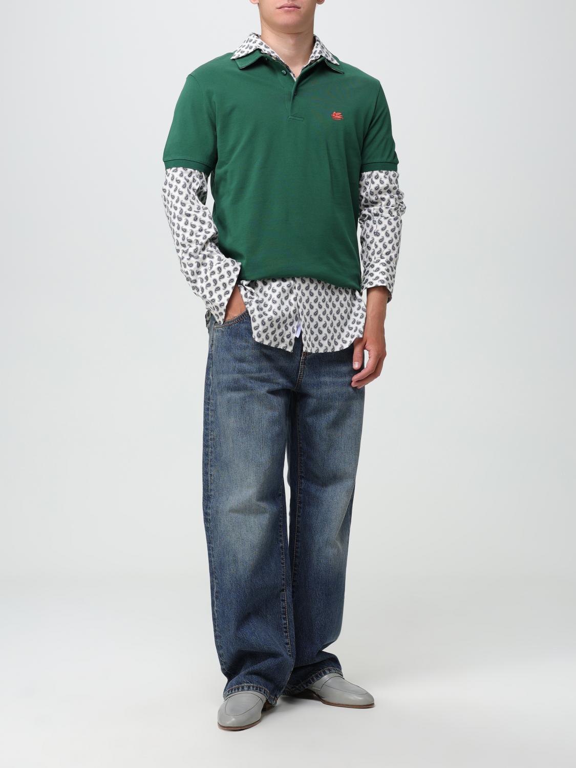 ETRO POLO: Polo homme Etro, Vert - Img 2
