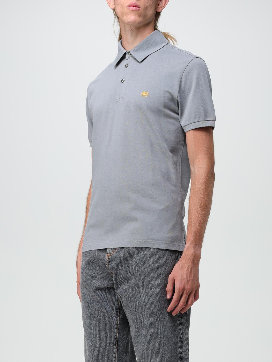 ETRO POLO: Polo herren Etro, Grau - Img 4