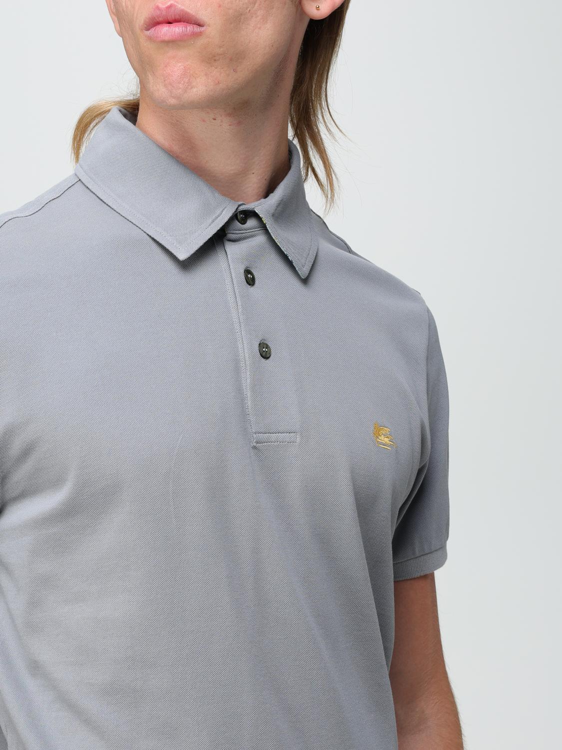 ETRO POLO: Polo herren Etro, Grau - Img 5