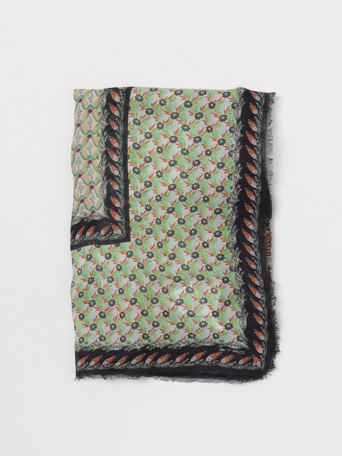 スカーフ ETRO Woman Scarf Green WAXA0008AK623 X0891 ETRO: Scarf woman - Green | Etro neck scarf WAXA0008AK623