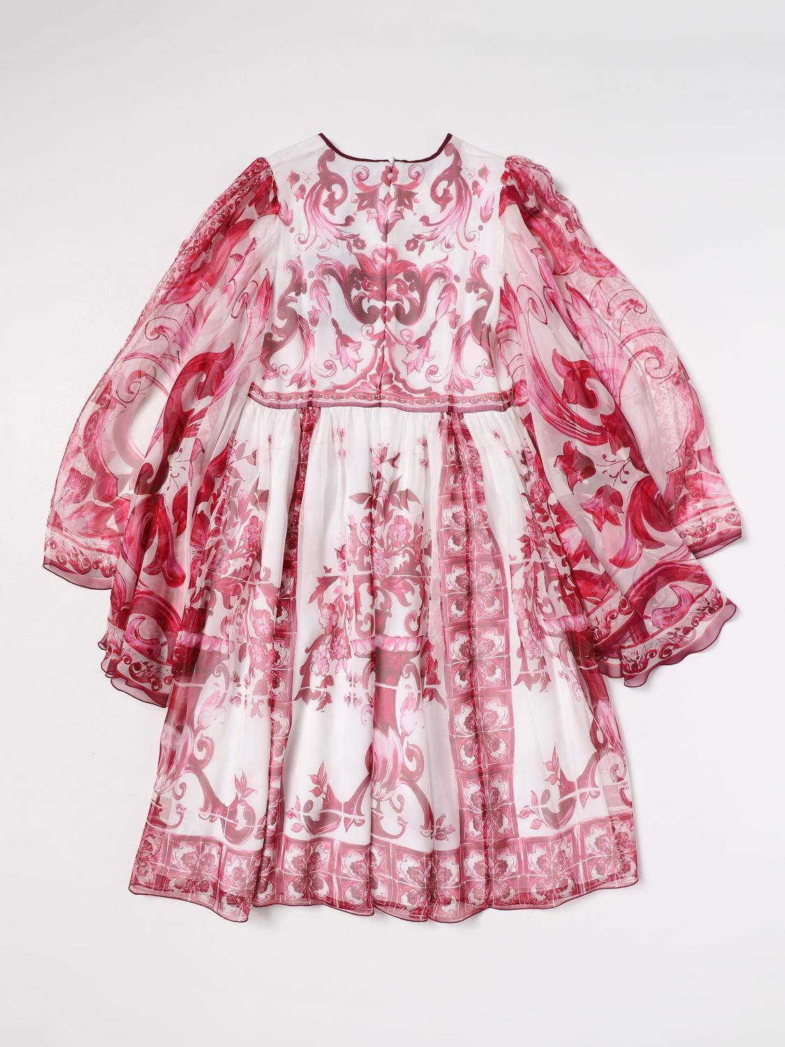 Dolce & Gabbana silk dress - Fuchsia | L53DE9G7EY7 | GIGLIO.COM