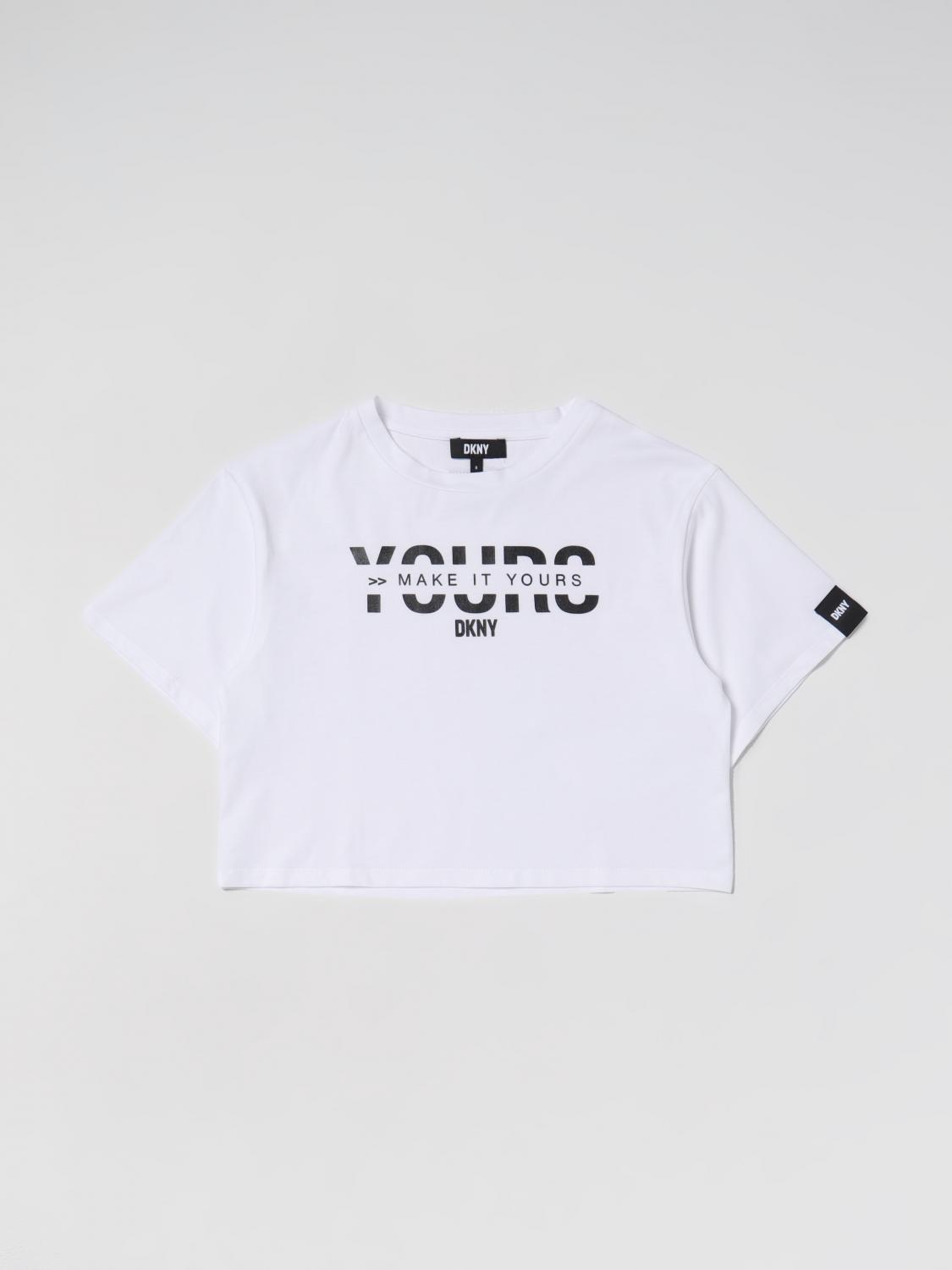 DKNY CAMISETA: Camisetas niños Dkny, Blanco - Img 1