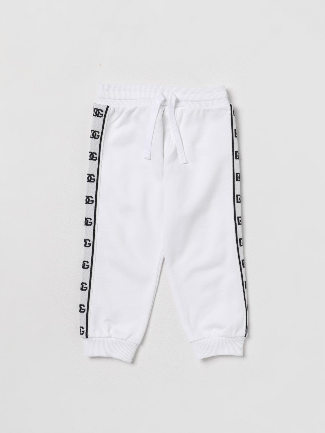 DOLCE & GABBANA PANTALONES CORTOS: Pantalones cortos niños Dolce & Gabbana, Blanco - Img 1