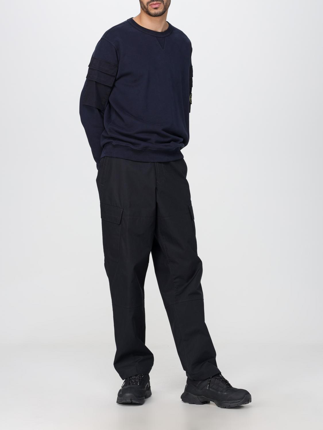 STONE ISLAND SUDADERA: Sudadera hombre Stone Island, Azul Oscuro - Img 2
