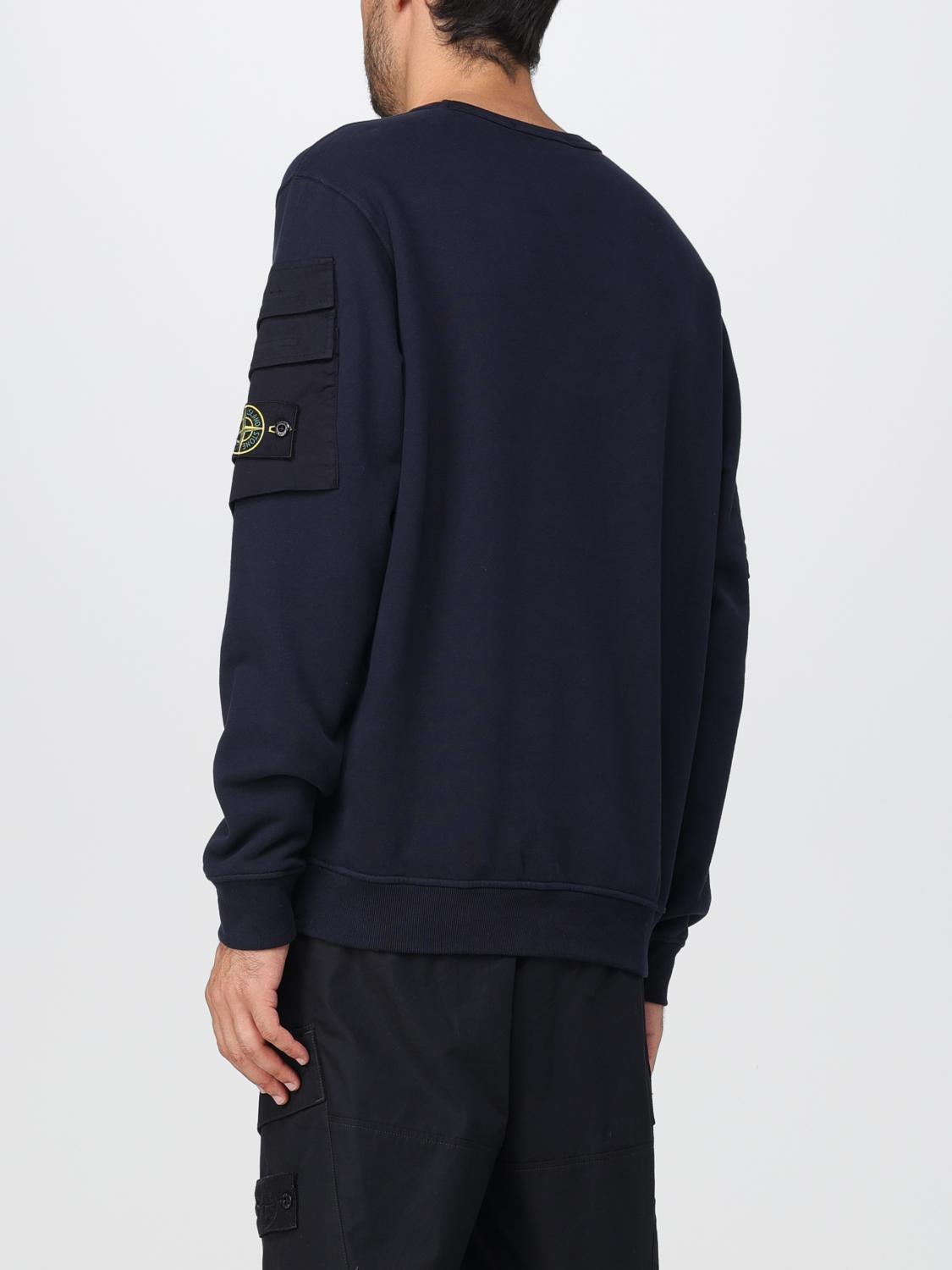 STONE ISLAND SUDADERA: Sudadera hombre Stone Island, Azul Oscuro - Img 3
