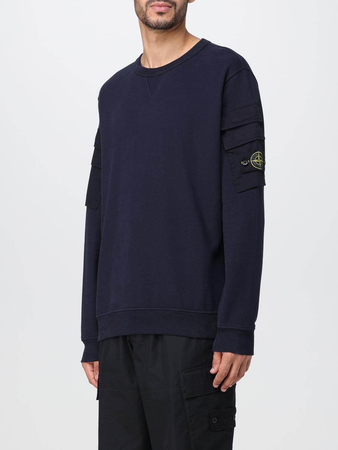 STONE ISLAND SUDADERA: Sudadera hombre Stone Island, Azul Oscuro - Img 4