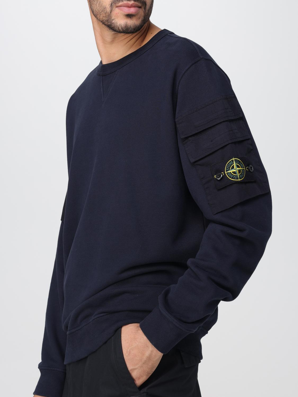 STONE ISLAND SUDADERA: Sudadera hombre Stone Island, Azul Oscuro - Img 5