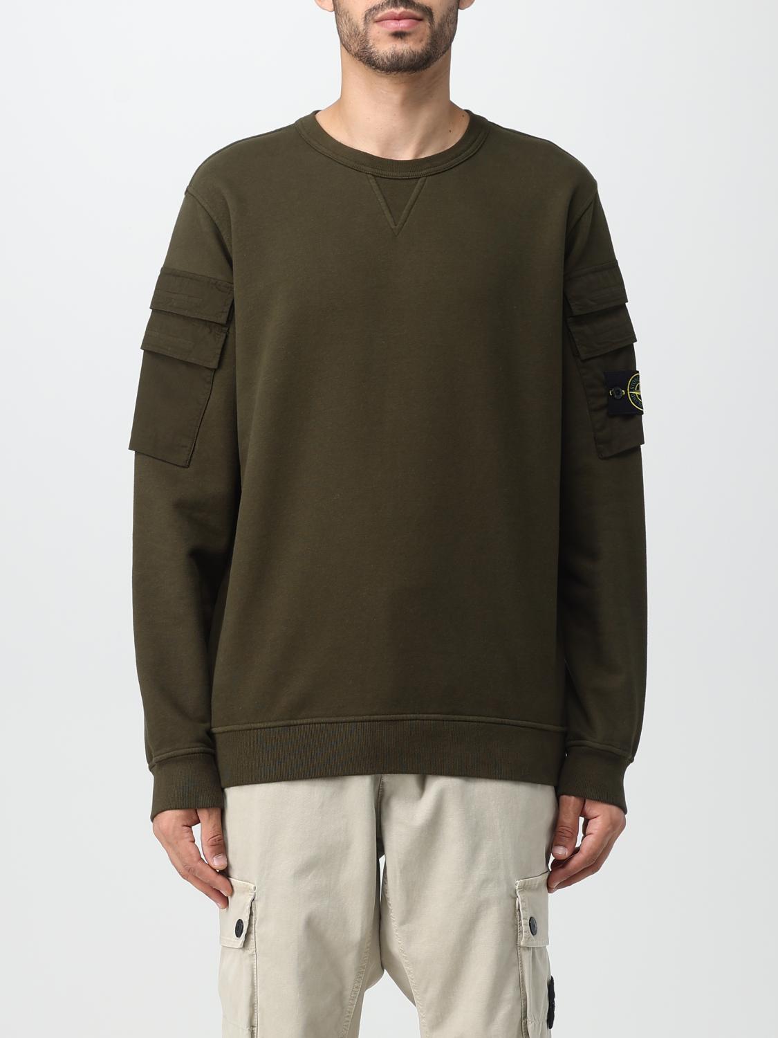 STONE ISLAND SUDADERA: Sudadera hombre Stone Island, Verde - Img 1