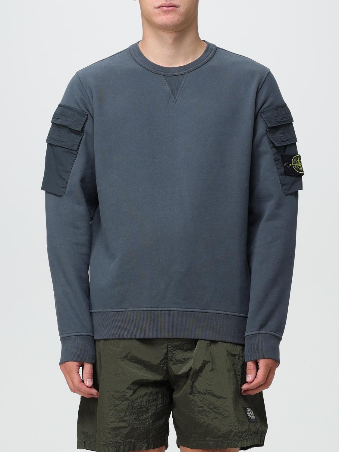 STONE ISLAND SUDADERA: Sudadera hombre Stone Island, Gris - Img 1