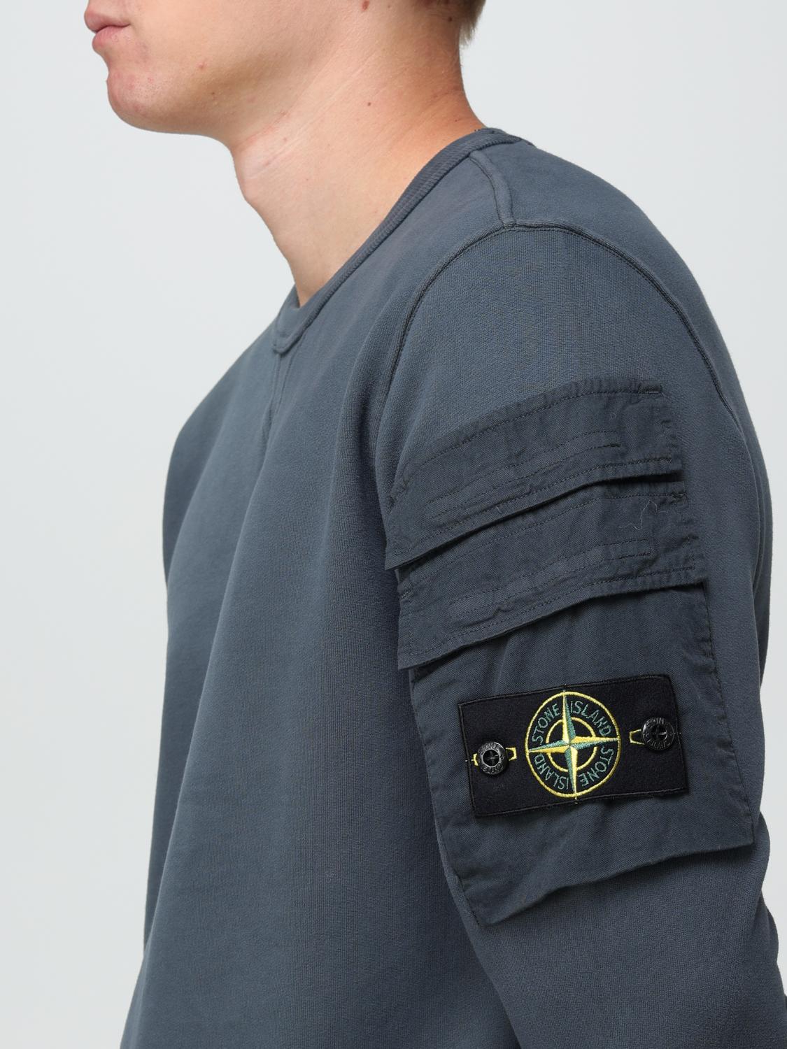 STONE ISLAND SUDADERA: Sudadera hombre Stone Island, Gris - Img 5