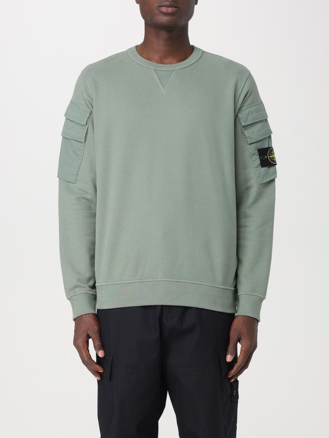STONE ISLAND SUDADERA: Sudadera hombre Stone Island, Verde Salvia - Img 1