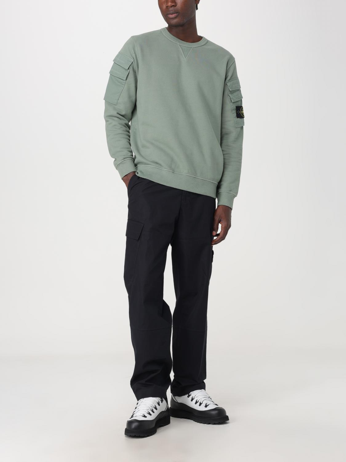 STONE ISLAND SUDADERA: Sudadera hombre Stone Island, Verde Salvia - Img 2