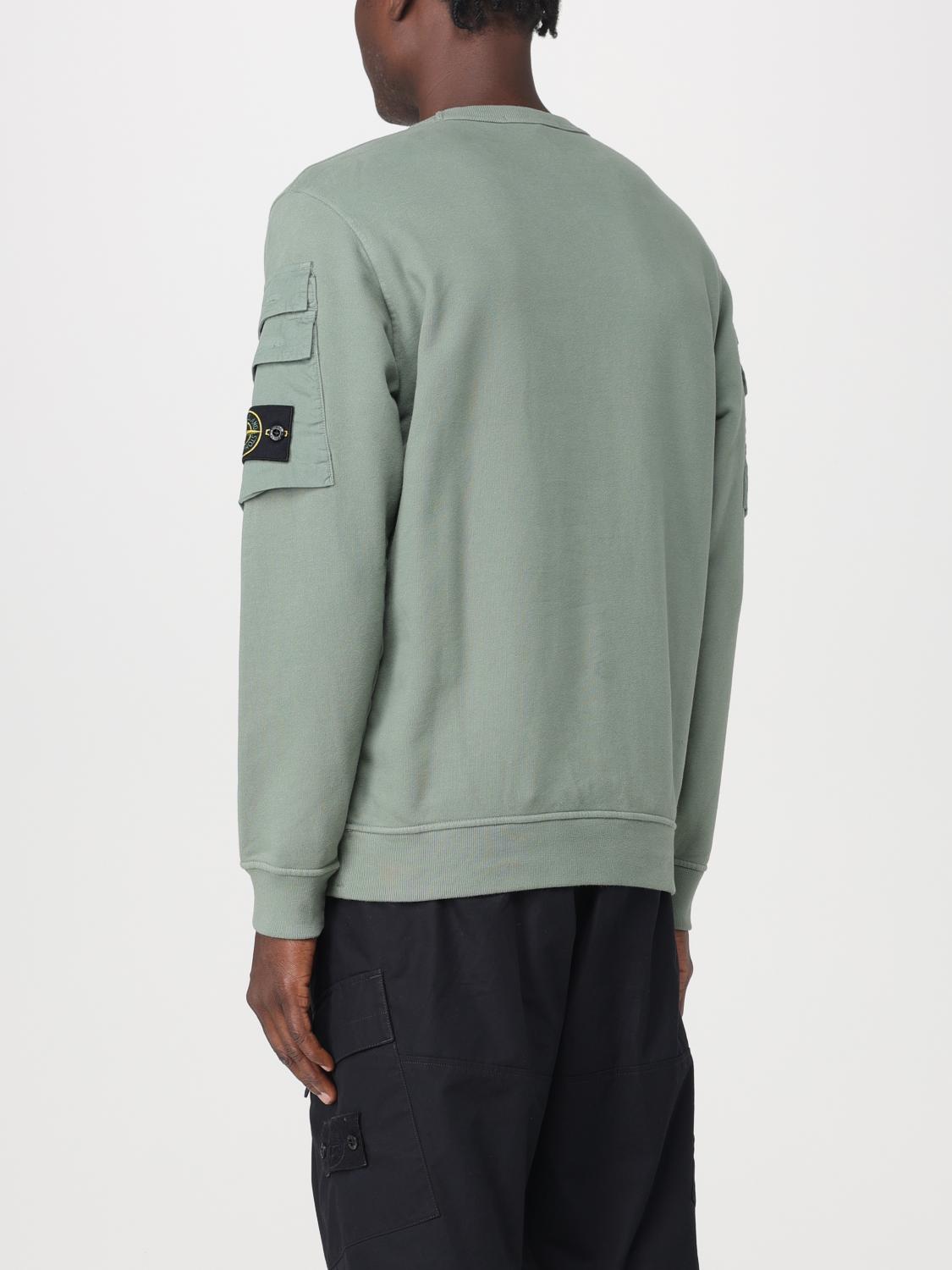 STONE ISLAND SUDADERA: Sudadera hombre Stone Island, Verde Salvia - Img 3