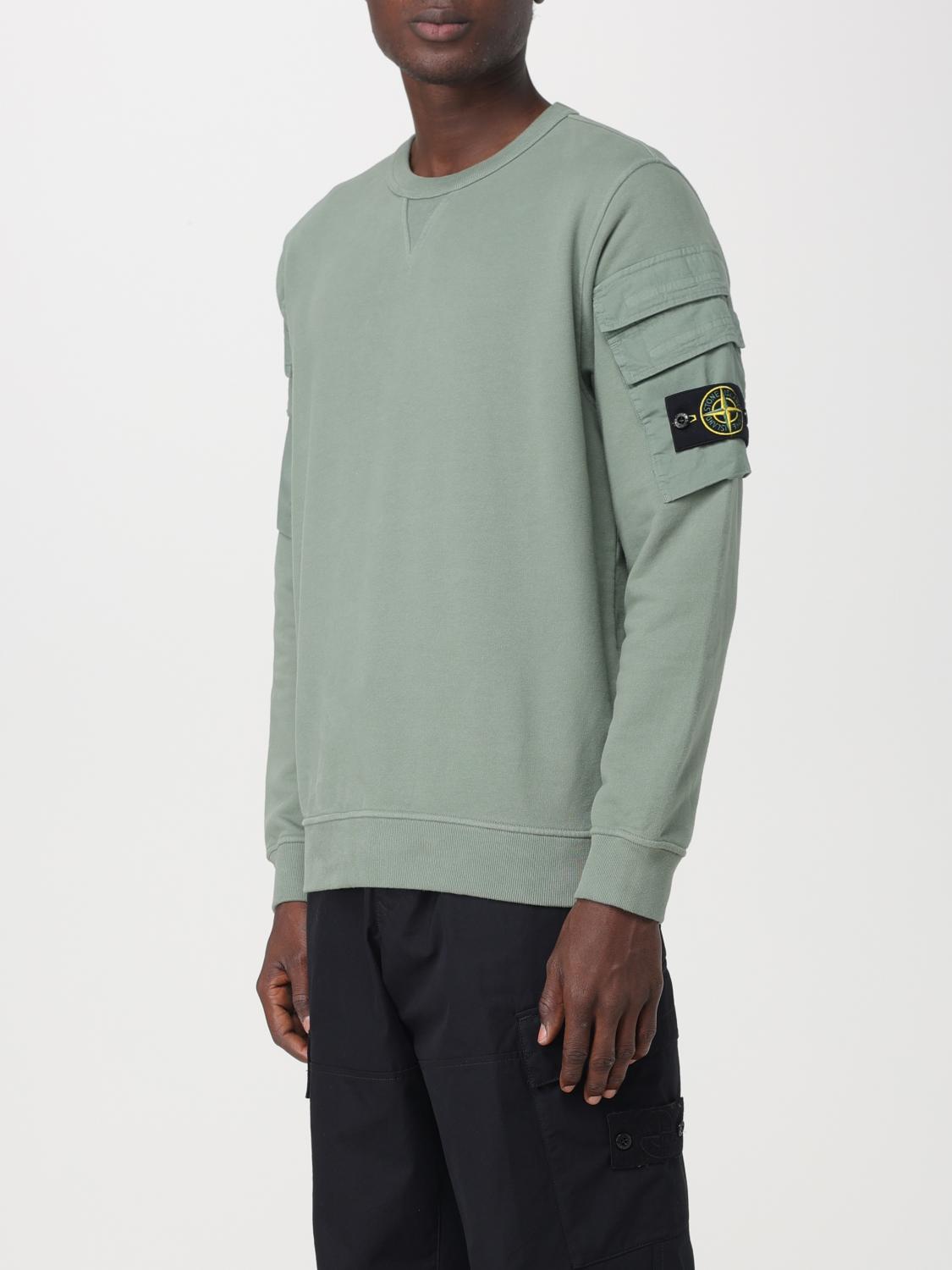 STONE ISLAND SUDADERA: Sudadera hombre Stone Island, Verde Salvia - Img 4