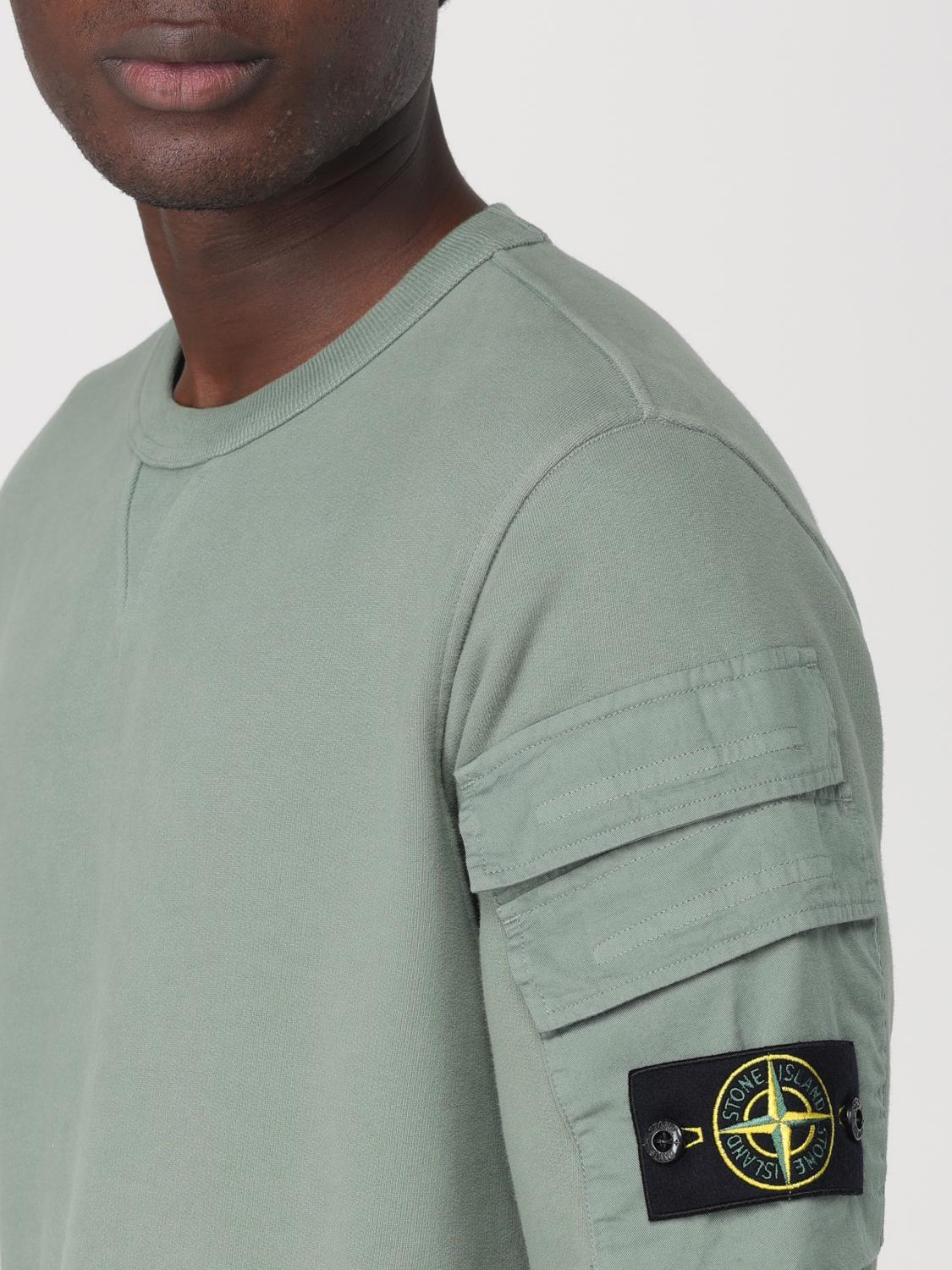 STONE ISLAND SUDADERA: Sudadera hombre Stone Island, Verde Salvia - Img 5