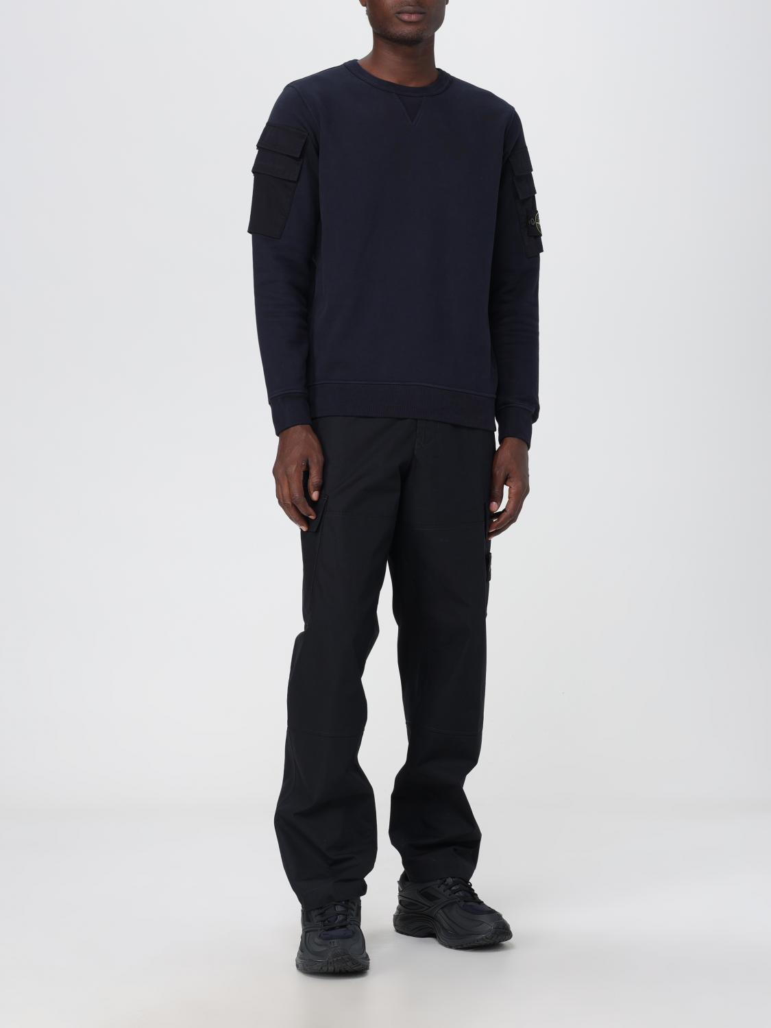 STONE ISLAND SUDADERA: Sudadera hombre Stone Island, Azul Oscuro 2 - Img 2
